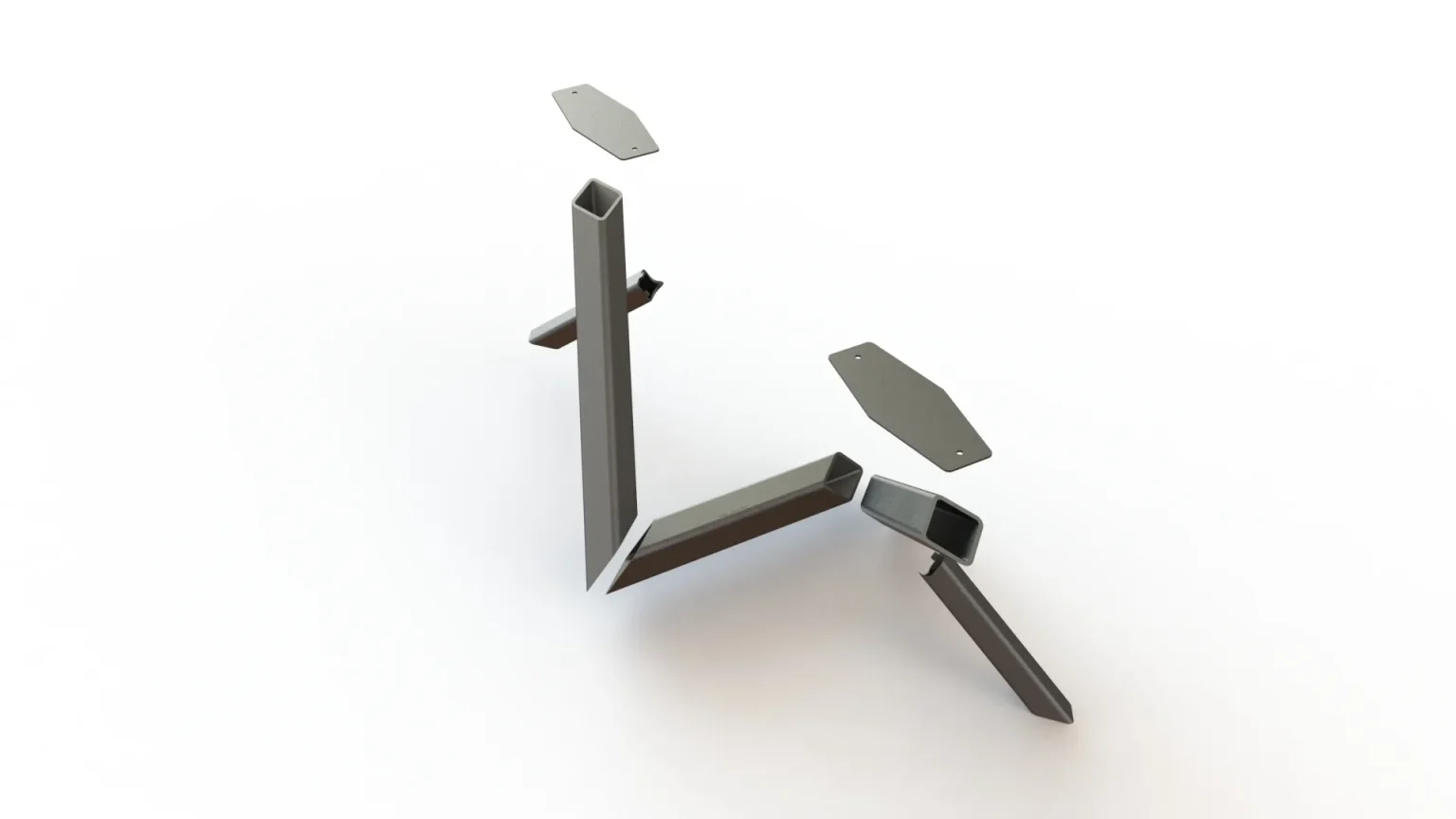 DIY Minimalist Table Base - HELIX