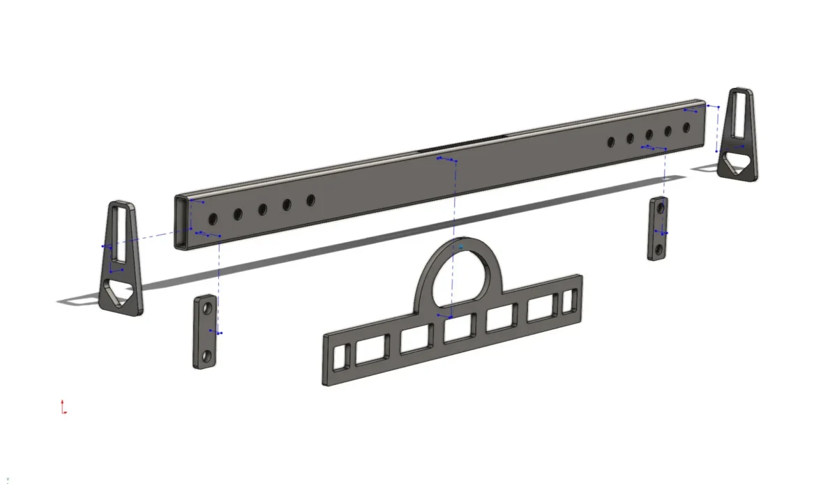 DIY 48 inch Simple Spreader Bar - AXION