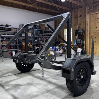 DIY Hay Bale Unroller and Transporter - BALE BUGGY