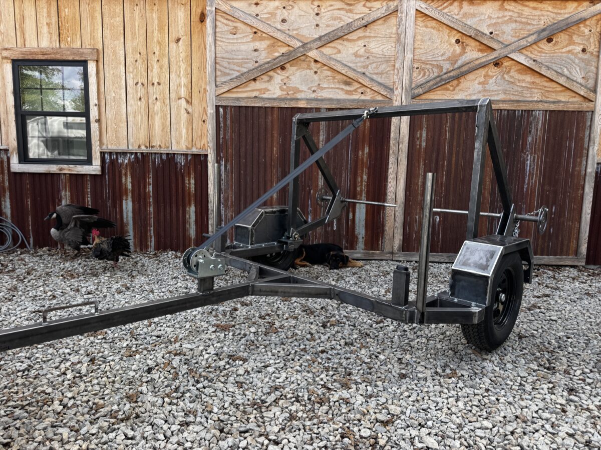 DIY Hay Bale Unroller and Transporter - BALE BUGGY