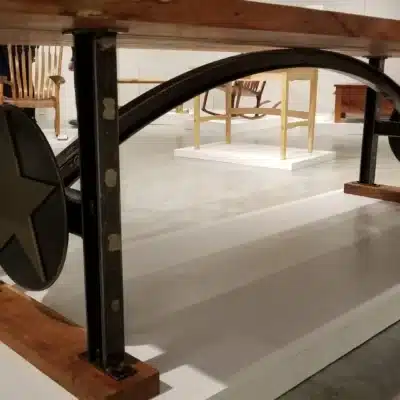 DIY Arched Beam Table Base - ARCHE