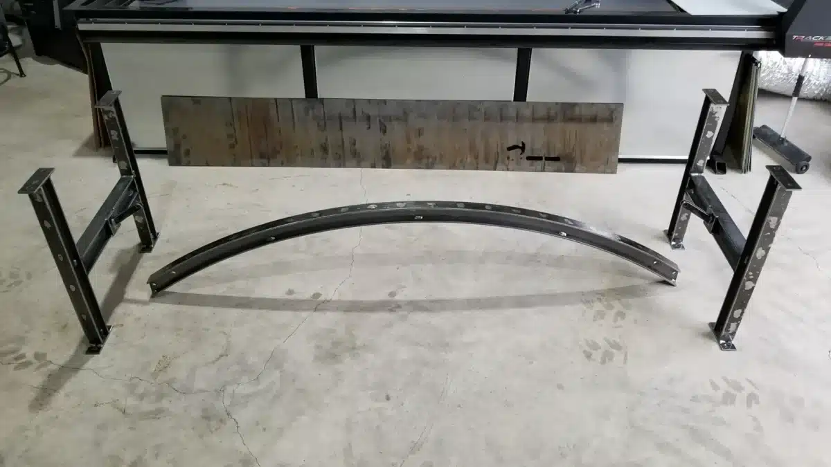 DIY Arched Beam Table Base - ARCHE