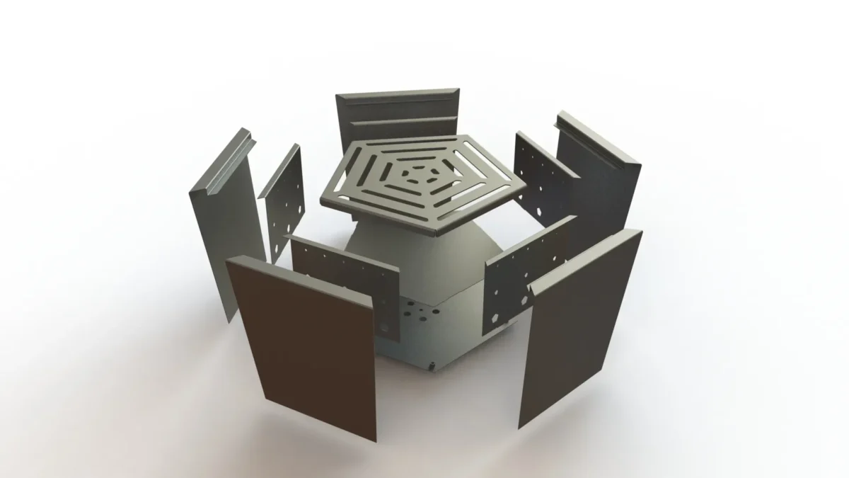 DIY Five Sided Firepit - PENTA