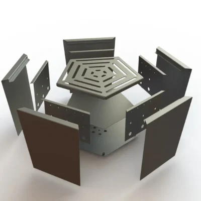 DIY Five Sided Firepit - PENTA