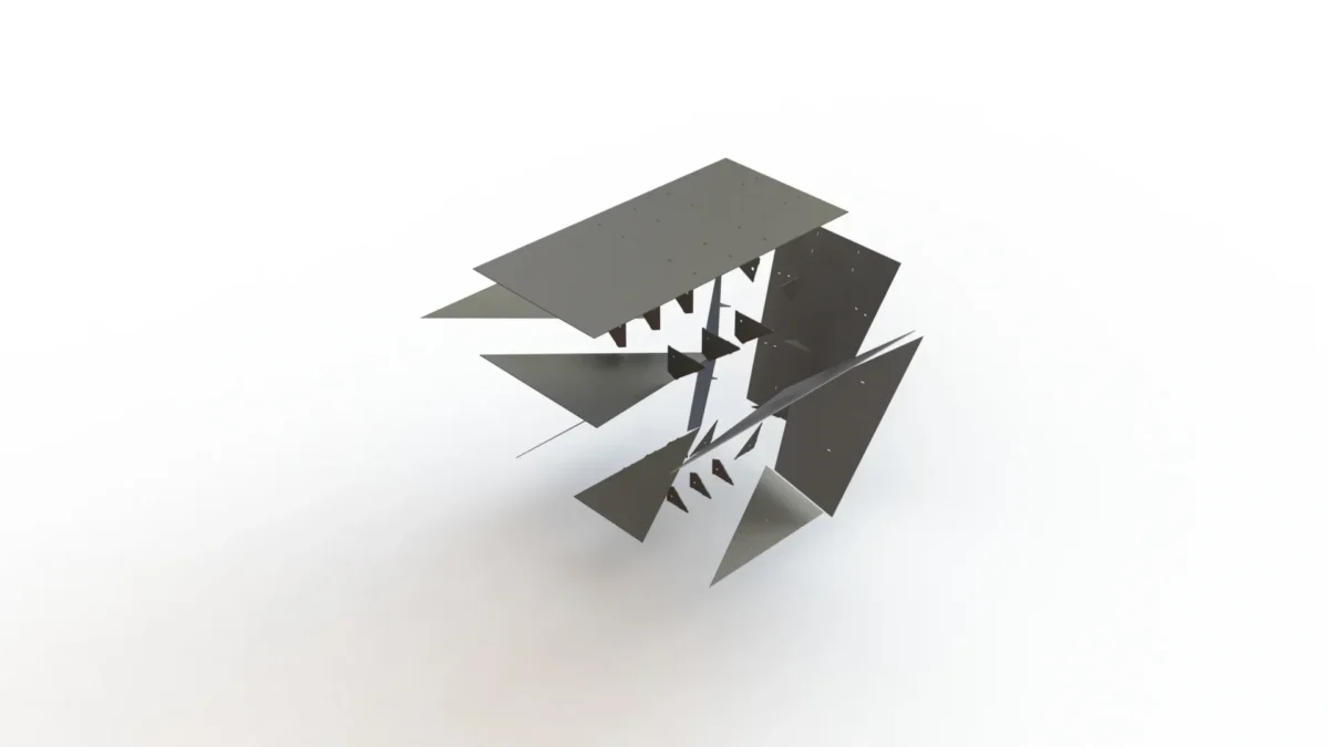 DIY Hyper Modern Desk Table - PRISMA