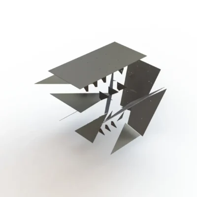 DIY Hyper Modern Desk Table - PRISMA