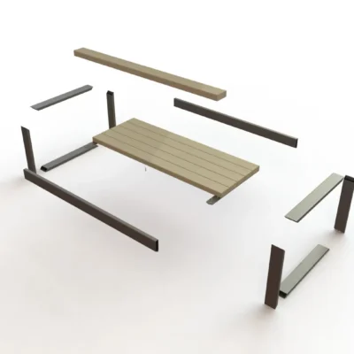 DIY Outdoor Coffee Table - LINEA