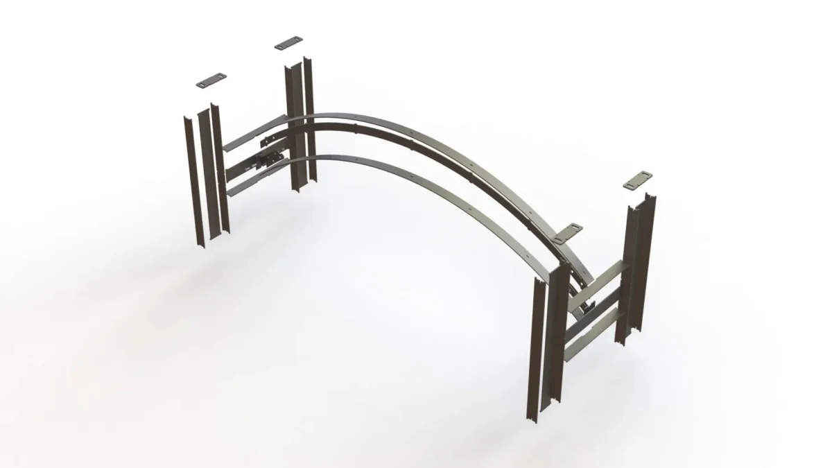 DIY Arched Beam Table Base - ARCHE