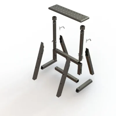 DIY Adjustable Height Sawhorse - MAGNUS
