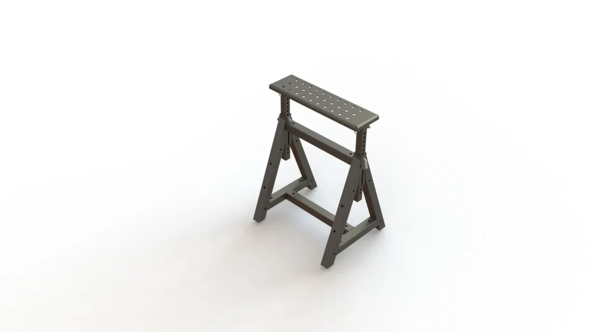 DIY Adjustable Height Sawhorse - MAGNUS
