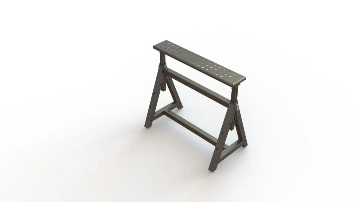 DIY Adjustable Height Sawhorse - MAGNUS