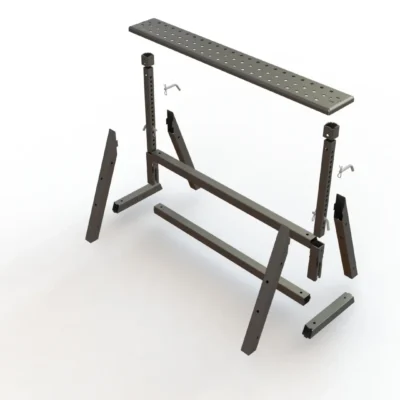 DIY Adjustable Height Sawhorse - MAGNUS