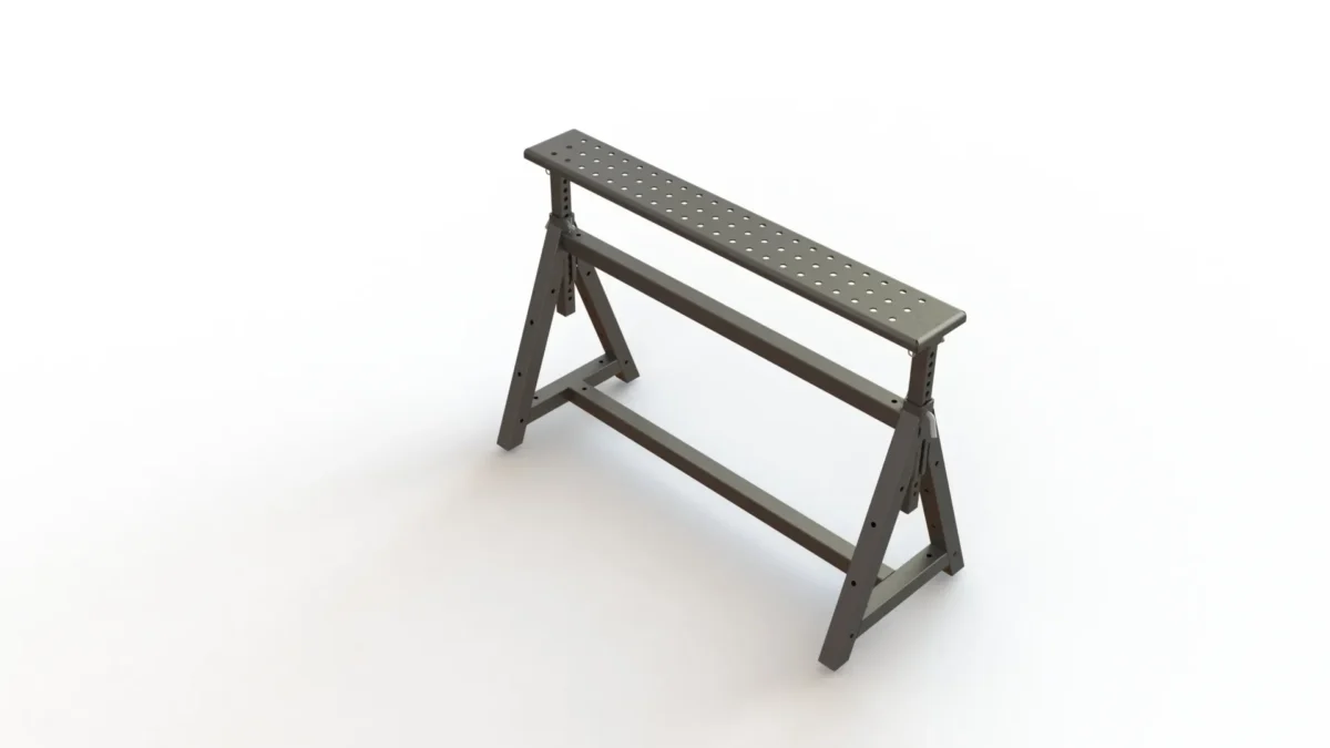 DIY Adjustable Height Sawhorse - MAGNUS