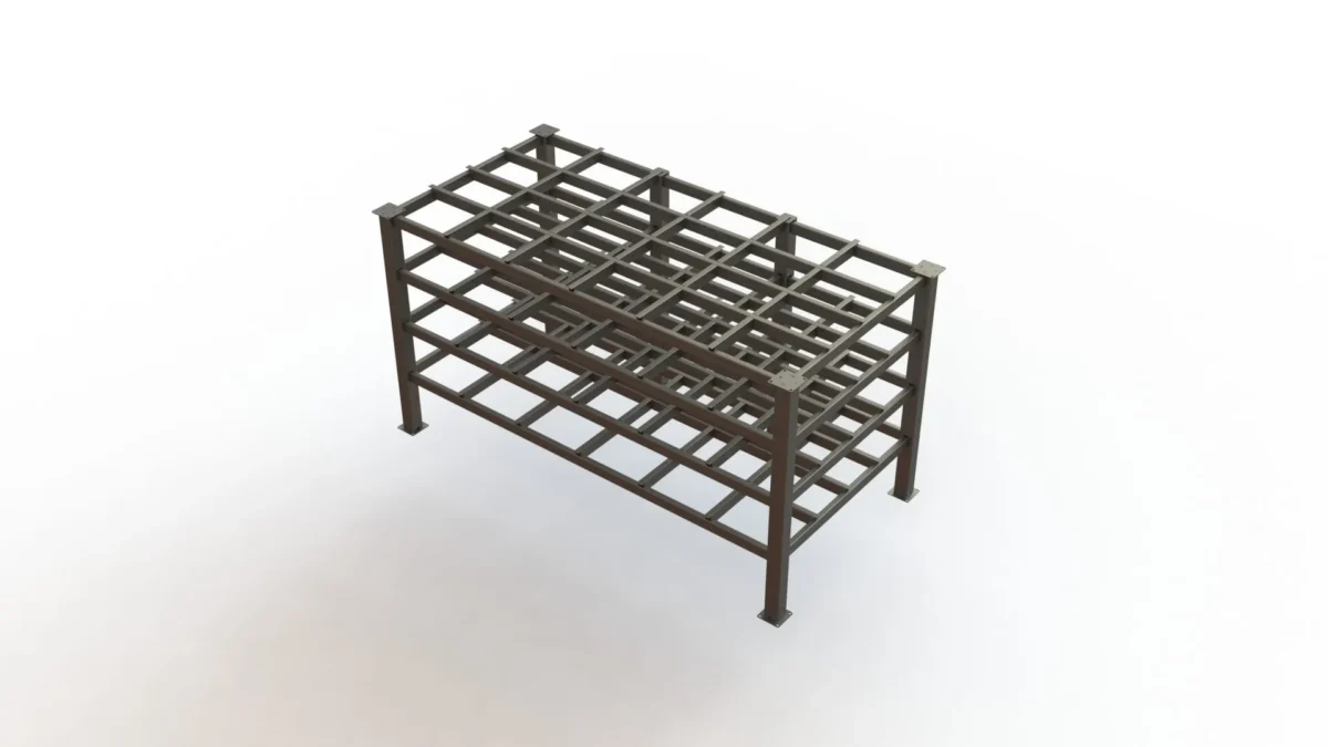 DIY Heavy Duty Sheet Metal Rack - KOLOS