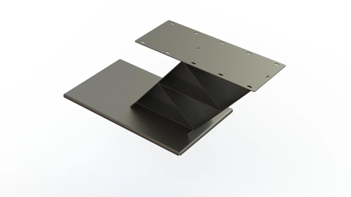 DIY Industrial Cantilever Table Base - TROSTA