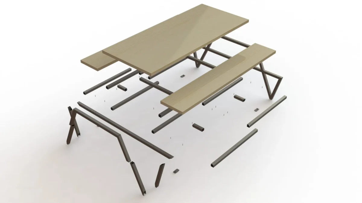 DIY Classic A-Frame Picnic Table - AGORA
