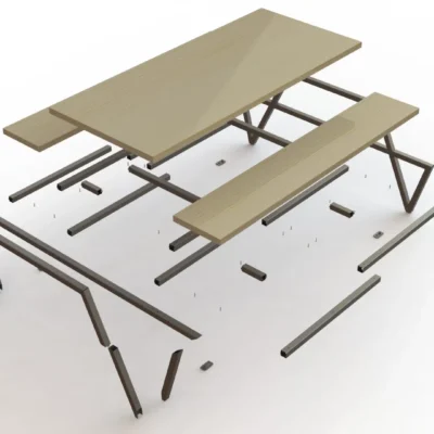 DIY Classic A-Frame Picnic Table - AGORA