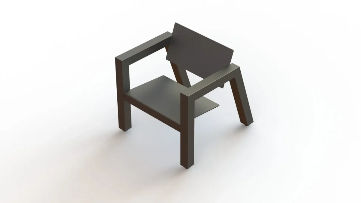 DIY Brutalist Chair - FERRO