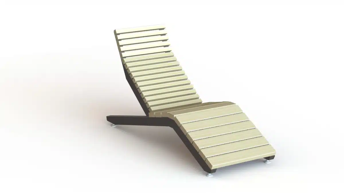 DIY Chaise Lounge Patio Chair - CALMO