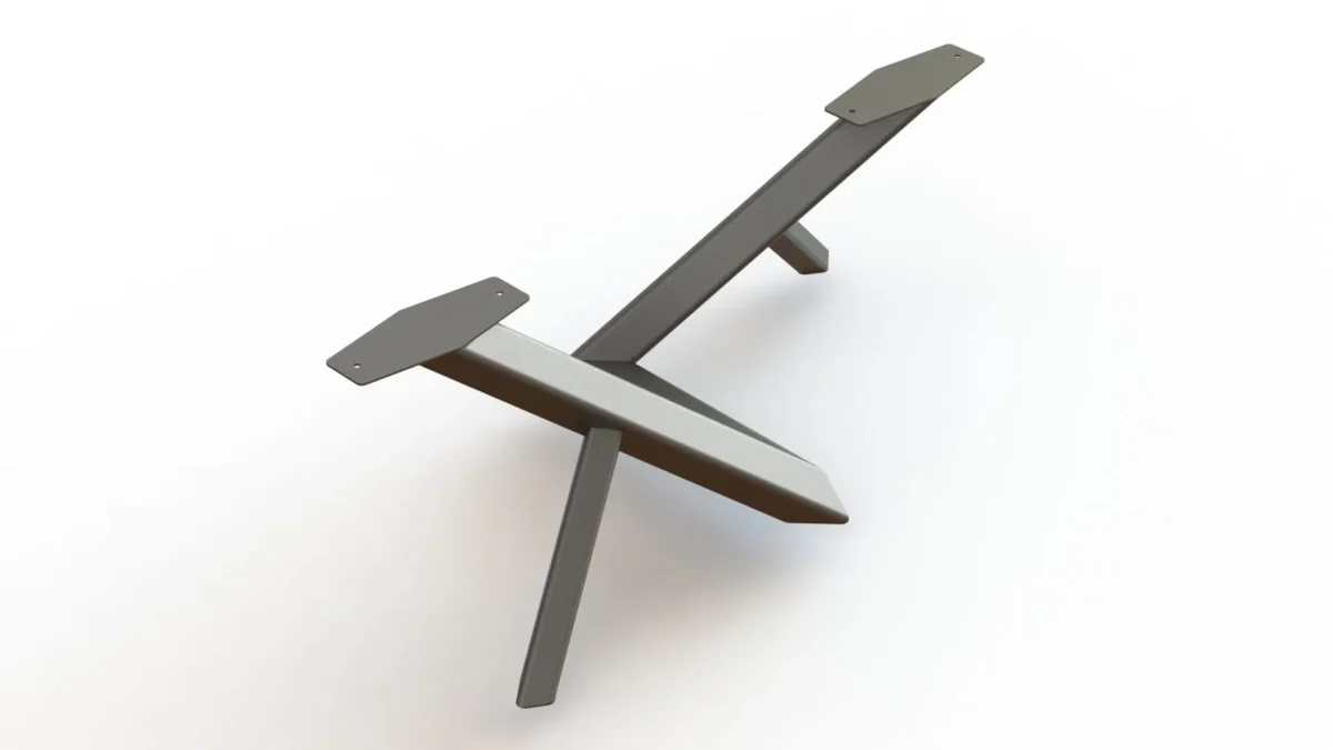 DIY Minimalist Table Base - HELIX
