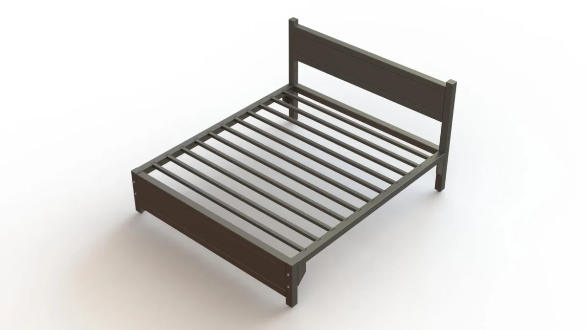 DIY Industrial Bed Frame - LETTO