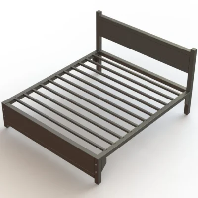 DIY Industrial Bed Frame - LETTO