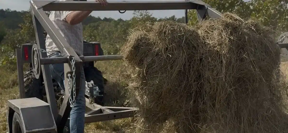 DIY Hay Bale Unroller and Transporter - BALE BUGGY
