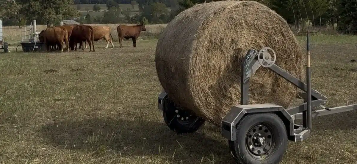 DIY Hay Bale Unroller and Transporter - BALE BUGGY