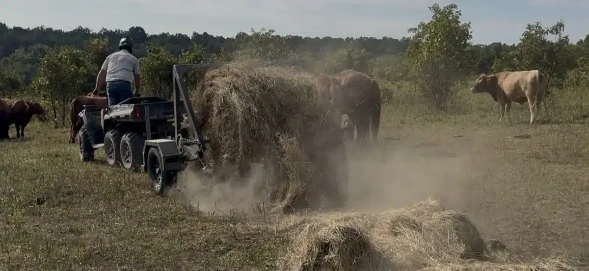 DIY Hay Bale Unroller and Transporter - BALE BUGGY