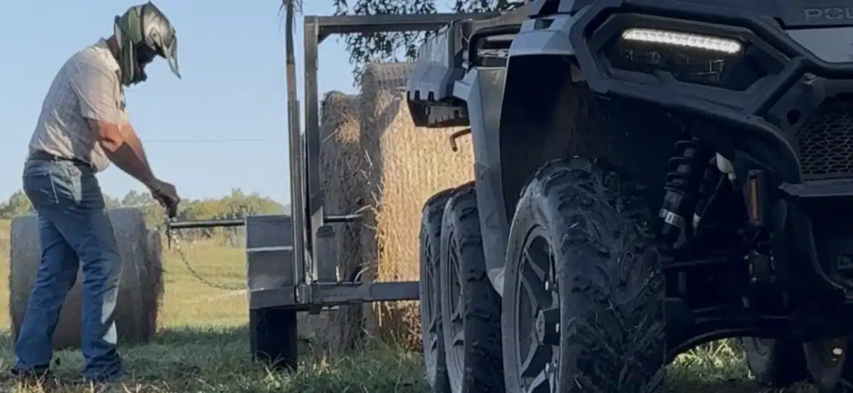 DIY Hay Bale Unroller and Transporter - BALE BUGGY