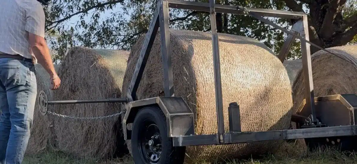 DIY Hay Bale Unroller and Transporter - BALE BUGGY