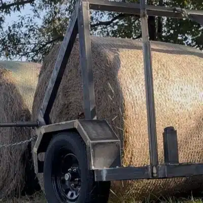 DIY Hay Bale Unroller and Transporter - BALE BUGGY