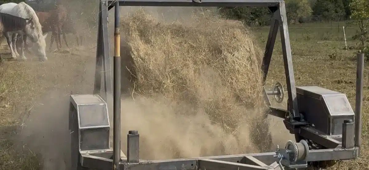DIY Hay Bale Unroller and Transporter - BALE BUGGY