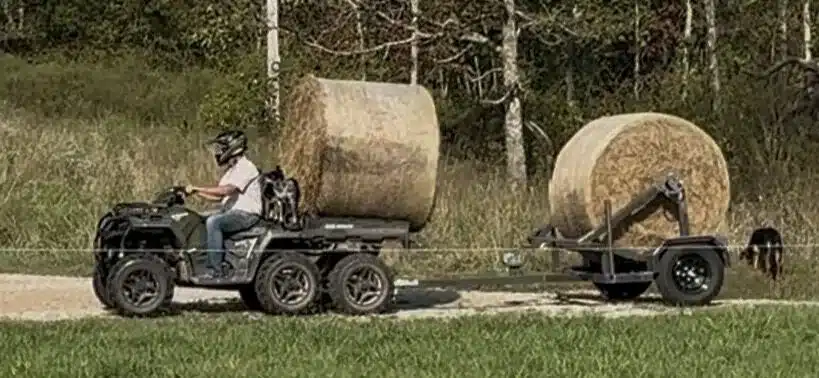 DIY Hay Bale Unroller and Transporter - BALE BUGGY