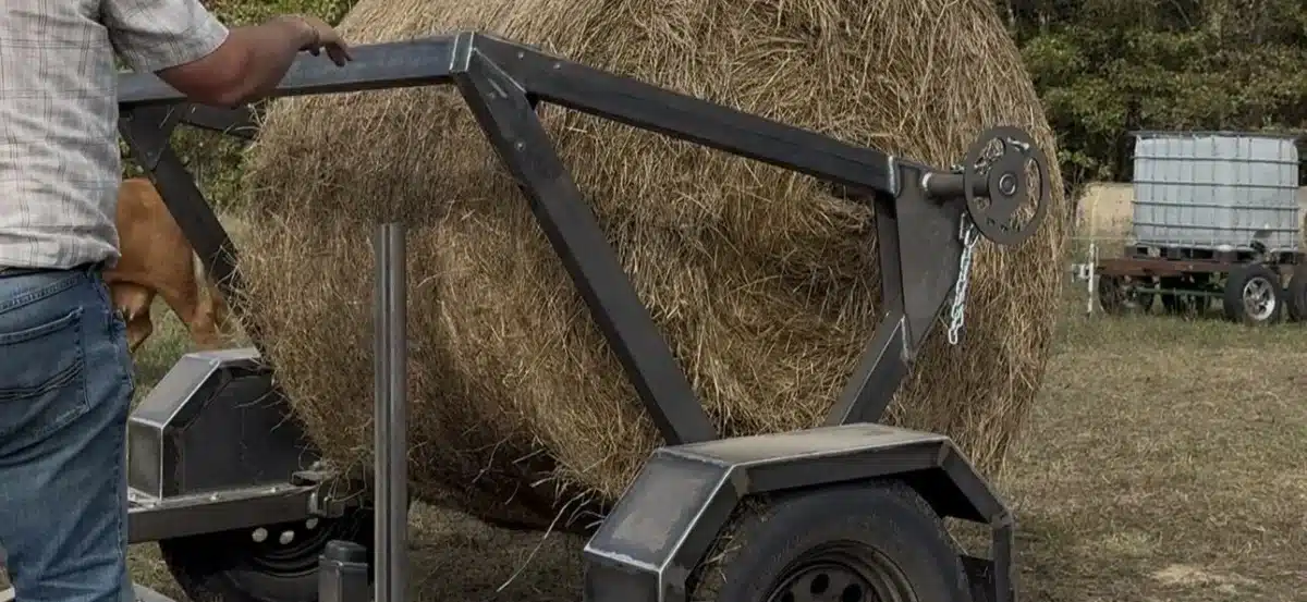 DIY Hay Bale Unroller and Transporter - BALE BUGGY