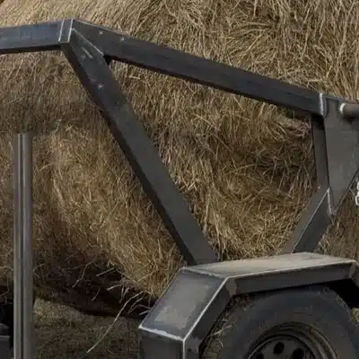 DIY Hay Bale Unroller and Transporter - BALE BUGGY