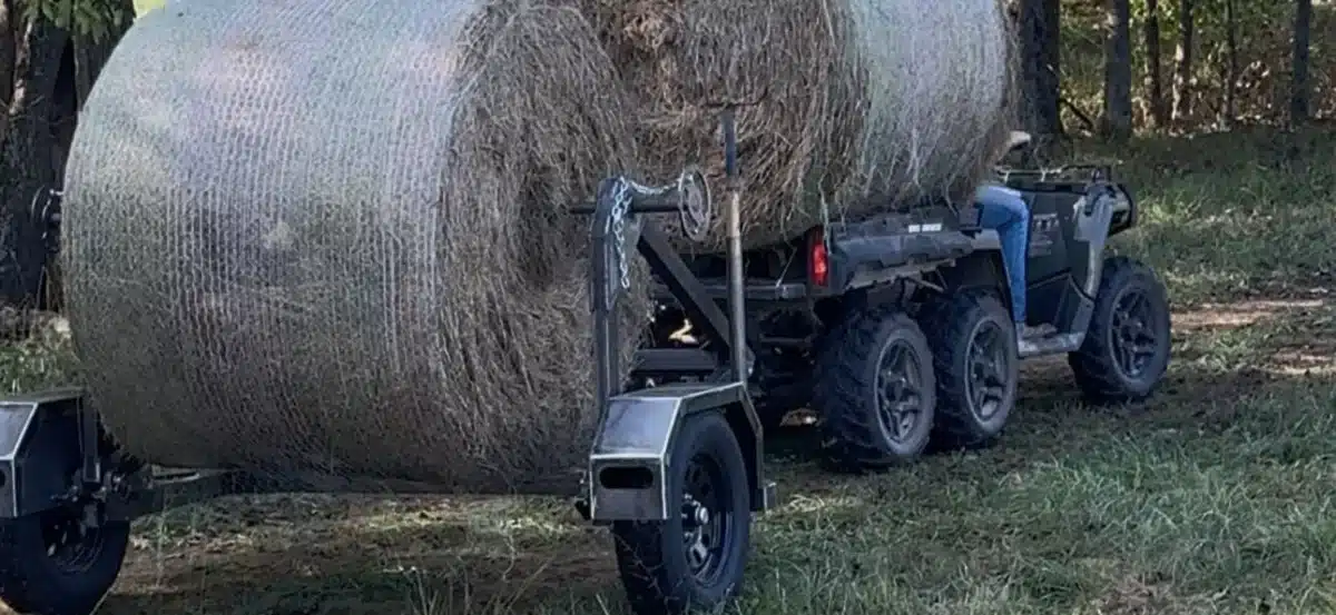 DIY Hay Bale Unroller and Transporter - BALE BUGGY